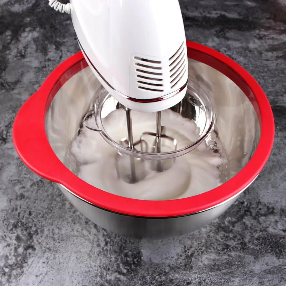 Stainless Steel Non-slip Silicone Base Nesting Storage Serving Bowl Salad Mixing Bowl — 2